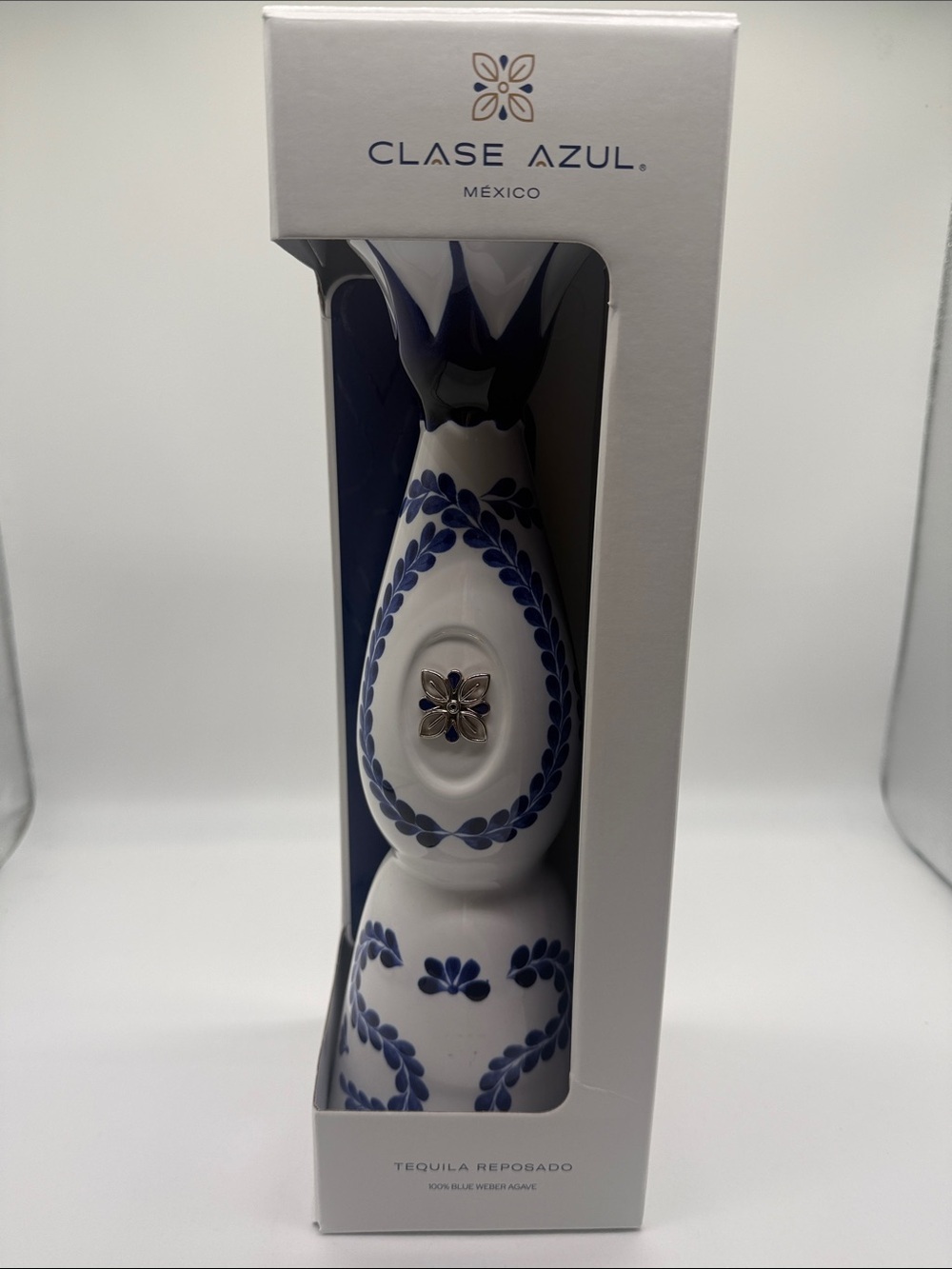 Clase Azul Reposado 750ml Tequila Bottle in Box . Empty Bottle